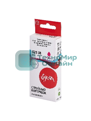 Картридж струйный Sakura 2935B004 (521 M) для Canon, пурпурный, 8,4 мл., 530 к.