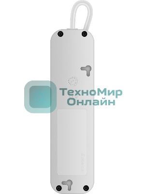 Удлинитель Defender S350 белый 5.0 м, 3 розетки 