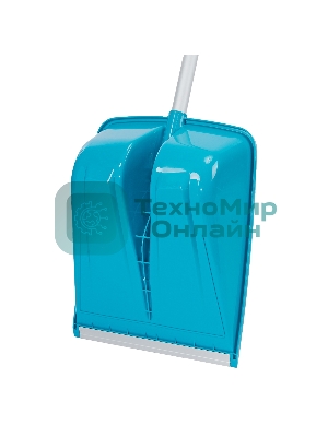 Лопата для уборки снега Palisad LUXE полипропилен, 365х460х1500мм, алюминиевый черенок, ПВХ накладка