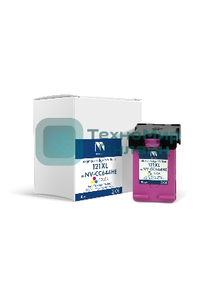 Картридж струйный NVPrint 121XL (NV-CC644HE) Color для HP DeskJet D1600/D1663/D2500/D2563/D2663/D5563/F2423/F2486/F2493/F4213/F4275/F4280/F4283/F4583 (18 мл) совместимый
