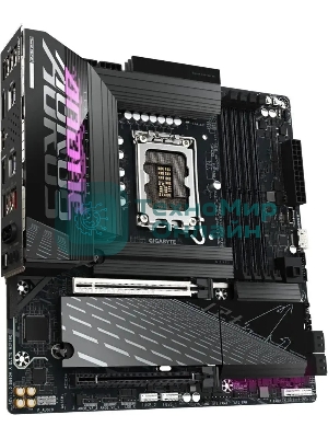 Материнская плата Gigabyte B860M AORUS ELITE WIFI6E, LGA 1851, Intel B860, 4xDDR5, 4xSATA, 3xM.2, 1xPCIe 5.0 x16, 1xPCIe 4.0 x4, 1xHDMI, 1xDP, 1xUSB4 Type-C, 1x 2.5Gb LAN, 4xUSB-A 3.2 Gen 1, 2xUSB-A 3.2 Gen 2, 4xUSB-A 2.0, 7.1, mATX