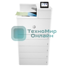 Принтер лазерный HP Color LaserJet Enterprise M856dn (A3, 1200dpi,ImageREt4800, 56(56) ppm, 1,5 Gb, 16Gb EMMC, Duplex, 2trays 550+100, 1y warr, cart. B 16K & CMY 13K pages in box, repl. A2W77A)