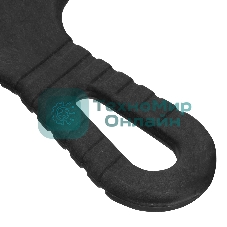 Шпатель Сибртех из нержавеющей стали, 300 мм зуб 10х10 мм пластмассовая ручка