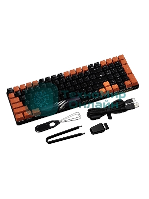 Клавиатура Mad Catz S.T.R.I.K.E. 11 гибридная, Bluetooth, радиоканал, чёрный