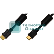 Кабель соединительный аудио-видео Premier 5-813 HDMI (m)/HDMI (m) 1.5м. феррит.кольца черный (5-813 1.5)