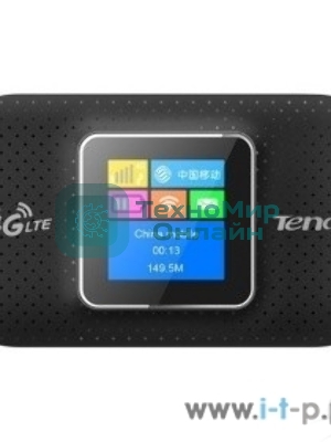 Мобильный роутер Tenda 4G185 4G LTE, встроенная батарея 2100 мА·ч; поддержка карт памяти до 32Gb