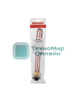 Нагревательный элемент для бойлера Rexant ТЭН RDT 1,2 кВт, термостат 15 A, кольцо уплотнительное D 42 мм