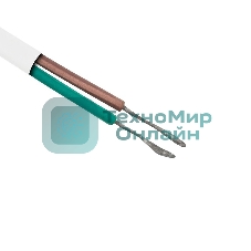 Шнур сетевой Rexant вилка плоская без розетки, кабель 2x0.5 мм², длина 1,8 м., белый