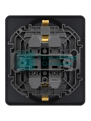 Розетка 2 x 2К+З немецкий стандарт 16А 250 В антрацит
