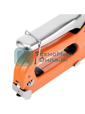 Степлер Sparta мебельный регулируемый со скобами 200 шт тип скобы №53 4-14 мм