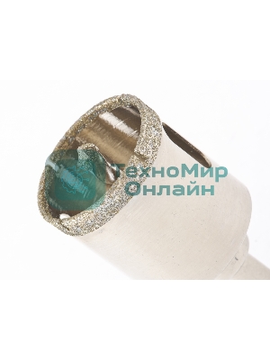 Сверло алмазное Matrix по керамограниту, 38 х 67 мм, 3-гранный хвостовик