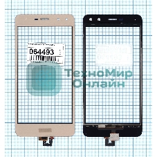 Сенсорное стекло (тачскрин) для Huawei Y5 2017 золотое