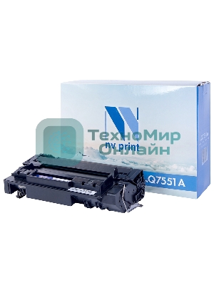 Картридж лазерный NVPrint совместимый HP Q7551A для LJ P3005/M3027/3035 (6500k)