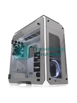 Компьютерный корпус Thermaltake View 71 TG Snow CA-1I7-00F6WN-00 White/Win/SPCC/Tempered Glass*4/Color Box/Riing 140мм White Fan*2