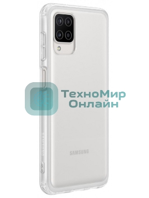 Чехол (клип-кейс) Samsung для Samsung Galaxy A12 Soft Clear Cover прозрачный (EF-QA125TTEGRU)