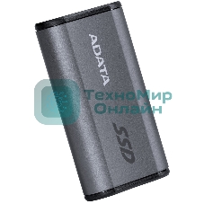 Внешний SSD ADATA Elite SE880, 1TB, USB 3.2 Gen 2x2 Type-C, R/W 2000/2000, серый
