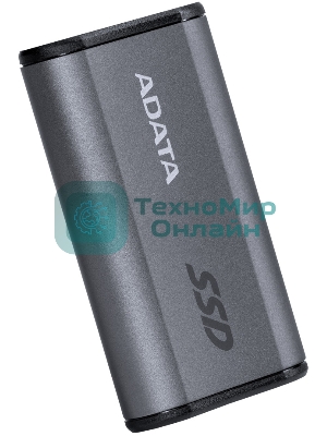Внешний SSD ADATA Elite SE880, 1TB, USB 3.2 Gen 2x2 Type-C, R/W 2000/2000, серый