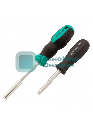 Набор инструментов STELS 141151/4'' 3/8'' 1/2'' cr-v s2 усиленный кейс 216 предм.