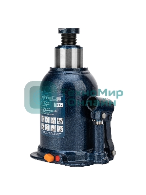 Домкрат гидравлический бутылочный телескопический Stels 10 т, подъем 180-430 мм