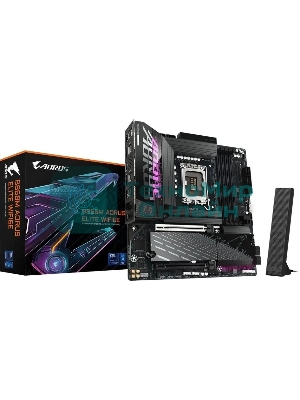 Материнская плата Gigabyte B860M AORUS ELITE WIFI6E, LGA 1851, Intel B860, 4xDDR5, 4xSATA, 3xM.2, 1xPCIe 5.0 x16, 1xPCIe 4.0 x4, 1xHDMI, 1xDP, 1xUSB4 Type-C, 1x 2.5Gb LAN, 4xUSB-A 3.2 Gen 1, 2xUSB-A 3.2 Gen 2, 4xUSB-A 2.0, 7.1, mATX