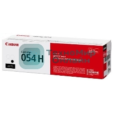 Картридж лазерный Canon 054H BK черный, увеличенной емкости для Canon i-Sensys LBP621Cw, Canon i-Sensys LBP621, Canon i-Sensys LBP623Cdw, Canon i-Sensys LBP623, Canon i-Sensys MF641Cw, Canon i-Sensys MF641, Canon i-Sensys MF643Cdw, Canon i-Sensys MF643, Canon i-Sensys MF645Cx, Canon i-Sensys MF645 3100 стр