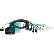 Переключатель ATEN 2-Port USB 4K HDMI Cable KVM Switch