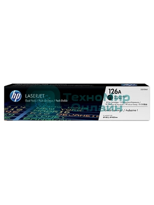 Картридж лазерный HP CE310AD черный двойная упаковка для LaserJet Pro CP102 2 х 1200 стр.
