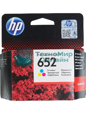 Картридж струйный HP 652 F6V24AE многоцветный, 200 стр., для HP DJ IA 1115/2135/3635/4535/3835/4675