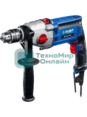 Дрель ударная Зубр ДУ-П850-2 ЭРМ 850Вт ключевой реверс