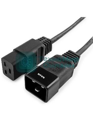 Шнур питания NTSS NTSS-PC19201 C19-C20 проводник.:3x1мм2 1.8м 220/250В 10А черный
