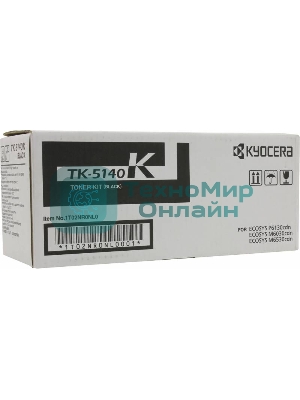 Картридж лазерный Kyocera TK-5140K (1T02NR0NL0) черный для M6030cdn/M6530cdn/P6130cdn 7000 стр.