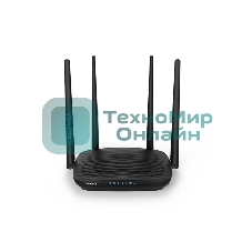 Маршрутизатор Tenda AC5 1200Mbps 11AC wave2Router, MU-MIMO,1Ghz CPU，4X5dbi Antennas, 1X100Mbps WAN, 3x100Mbps LAN,WiFi On/Off Switch,Universal Rep