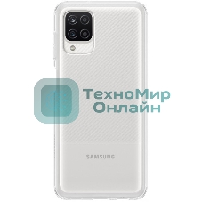 Чехол (клип-кейс) Samsung для Samsung Galaxy A12 Soft Clear Cover прозрачный (EF-QA125TTEGRU)
