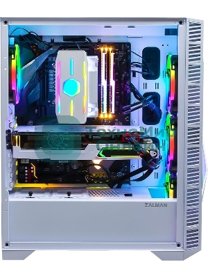 Компьютерный корпус MIDITOWER ATX W/O PSU Z3 ICEBERG белый ZALMAN