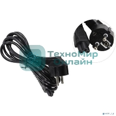 Кабель питания ноутбуков ExeGate Power PC5-1,8P (Евровилка Schuko->С5) VDE-250V-3*0.5-CU, 6A, 1.8м