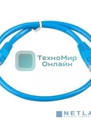 Патч-корд UTP cat.5e, 1.5м ExeGate EX241493RUS синий