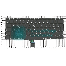 Клавиатура для ноутбука MacBook A1370 большой ENTER 2011+ с подсветкой