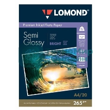 Фотобумага Lomond 1106301 A4/260г/м2/20л./белый полуглянцевое для струйной печати