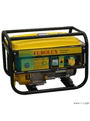Электрогенератор бензиновый Eurolux G2700A, 2.2 кВт, 76 дБ, 35 кг
