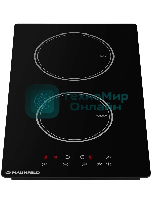 Индукционная варочная панель Maunfeld AVI292BK, конфорок: 2 шт., стеклокерамика, независимая, черный