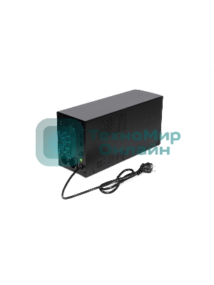 Источник бесперебойного питания SKAT-UPS 3000/1800 1800 Вт, с АКБ 9 А·ч 4 шт, меандр. стабилизация напряжения