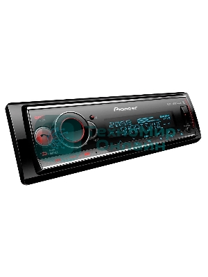 Автомагнитола Pioneer MVH-S520BT, 1 DIN, Bluetooth, USB Type-A, AUX, пульт ДУ, съёмная панель