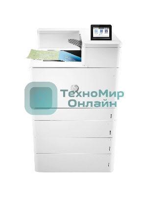 Принтер лазерный HP Color LaserJet Enterprise M856dn (A3, 1200dpi,ImageREt4800, 56(56) ppm, 1,5 Gb, 16Gb EMMC, Duplex, 2trays 550+100, 1y warr, cart. B 16K & CMY 13K pages in box, repl. A2W77A)