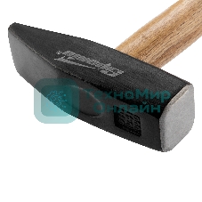 Молоток Sparta слесарный, 1000 г, квадратный боек, деревянная рукоятка