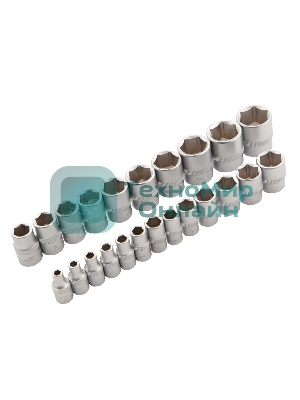 Набор инструментов STELS 141151/4'' 3/8'' 1/2'' cr-v s2 усиленный кейс 216 предм.