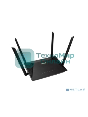 Роутер ASUS RT-AX53U 802.11b/g/n/ac/ax, до 574 + 1201 Mbps, 2,4 + 5 гГц, 4 антенны, USB