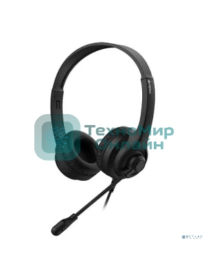 Гарнитура A4Tech HU-8 чёрный, проводная