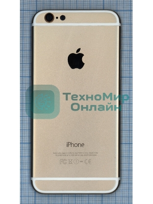 Задняя крышка для iPhone 6 (4.7) золотой