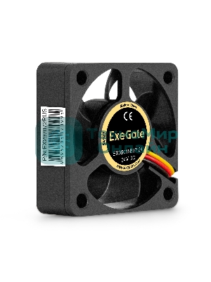 Вентилятор для корпуса ExeGate EX05015B3P-24 черный, 50 мм, 7500 об/мин, 39.4 дБ, 3 pin