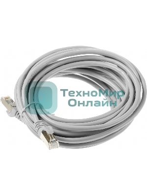 Патч-корд FTP Cablexpert cat.6, 7.5м, литой, многожильный, серый